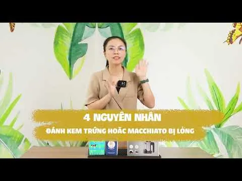 Xử lý cà phê mất mùi và kem bị chảy